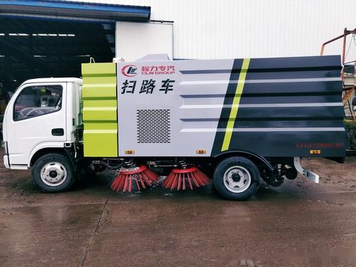 東風福瑞卡8方掃路車 城市清潔的得力助手